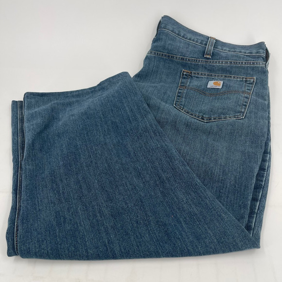 Carhartt Other - Carhartt Mens Holter Classic Straight Jeans Blue Pockets Relaxed Fit 44 x 30